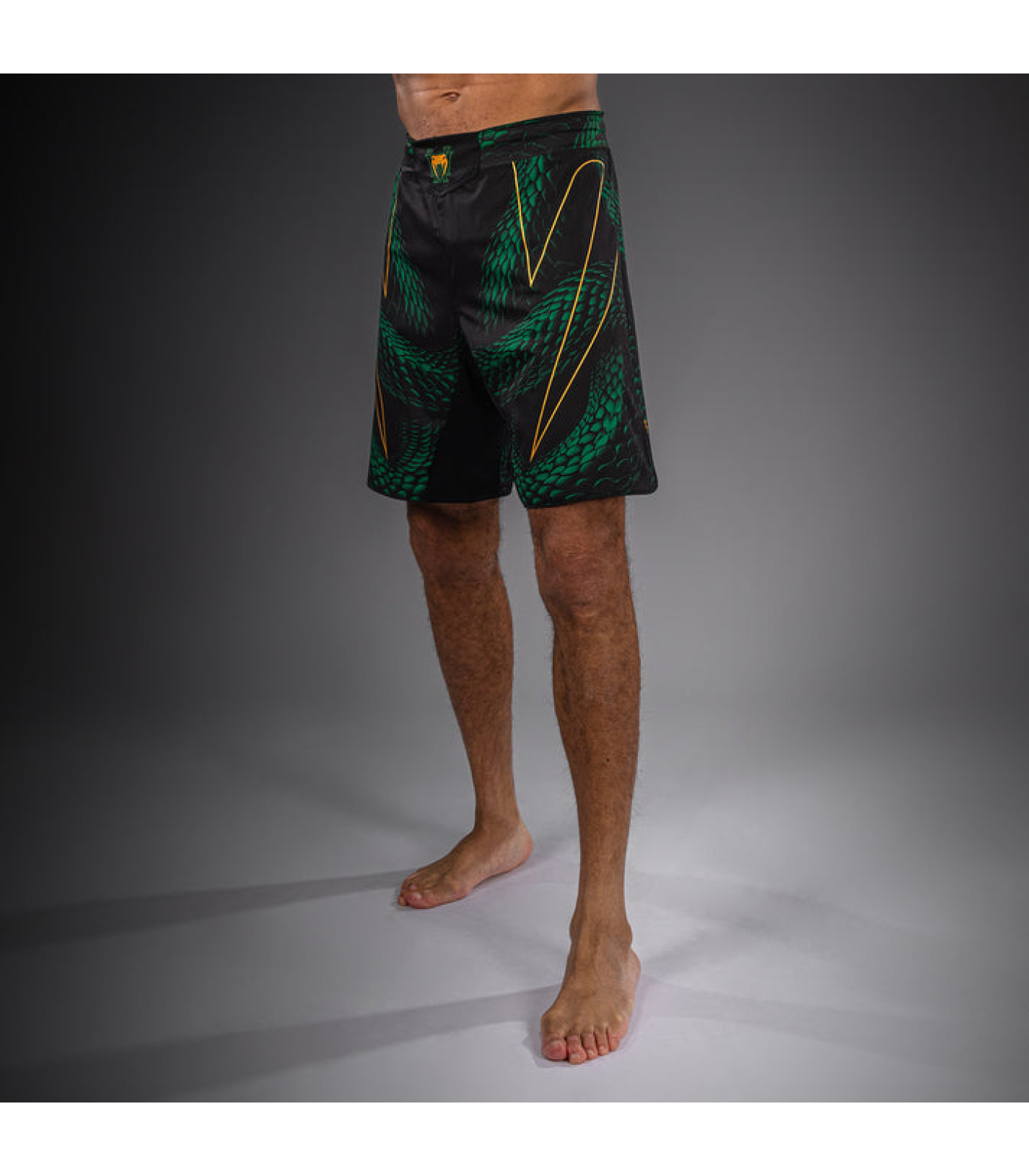 Шорти - Venum Matupa Fightshorts - Black/Green/Gold​